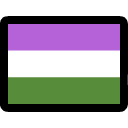 genderqueer flag