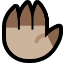 claw hand (light gray)