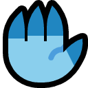 claw hand (light sky blue)